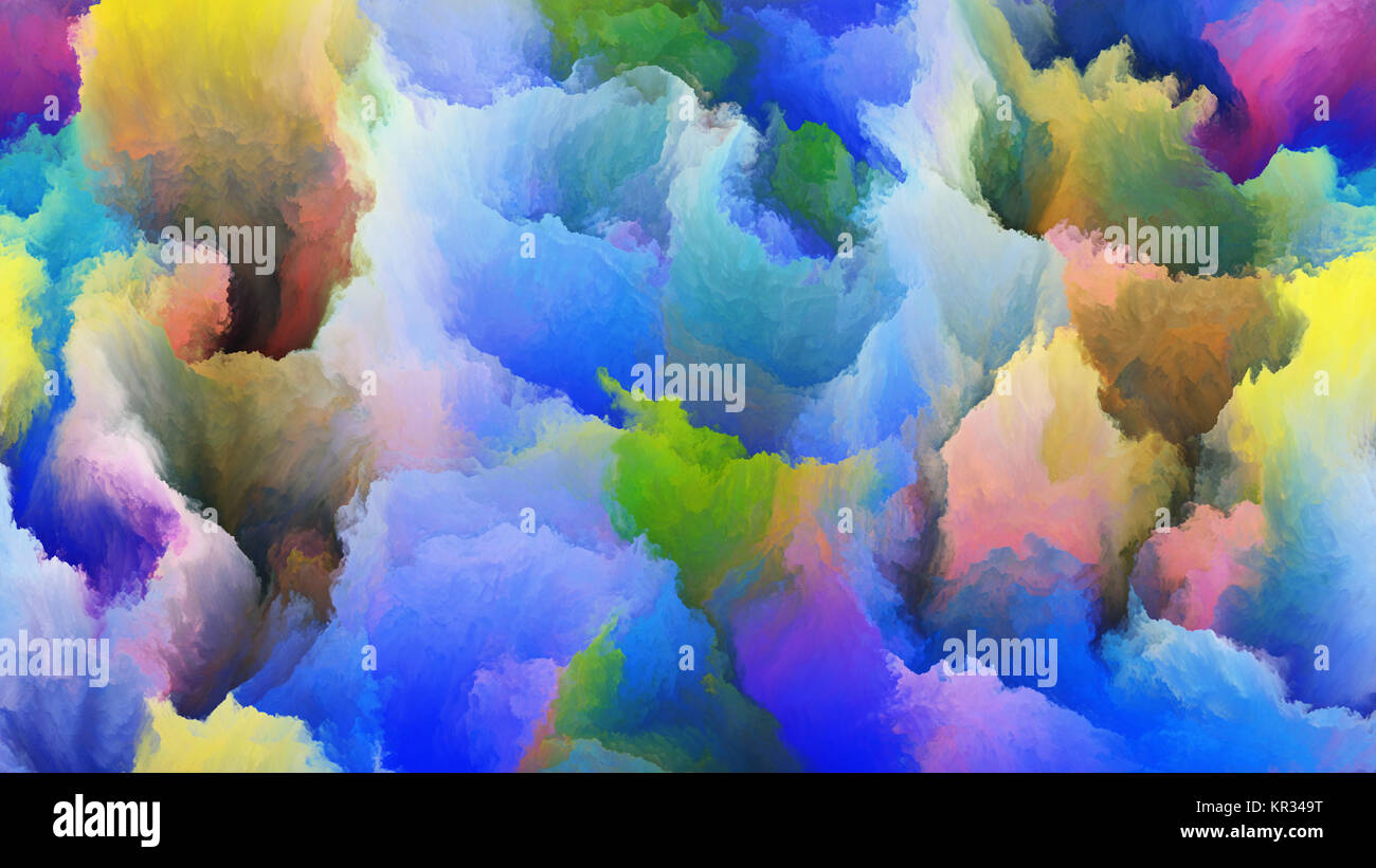 Wolken von Farben Stockfoto