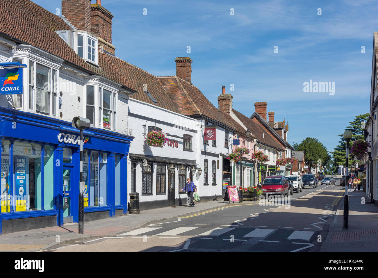 High Street, Edenbridge, Kent, England, Vereinigtes Königreich Stockfoto