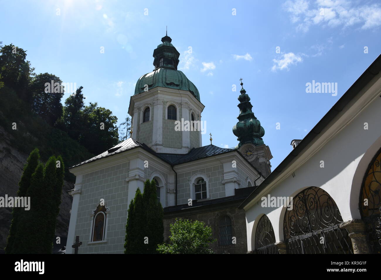 Salzburg, erzabtei, Stift, Stift Sankt Peter, Friedhof, Katakomben, Friedhofskapelle, Benediktiner Stockfoto