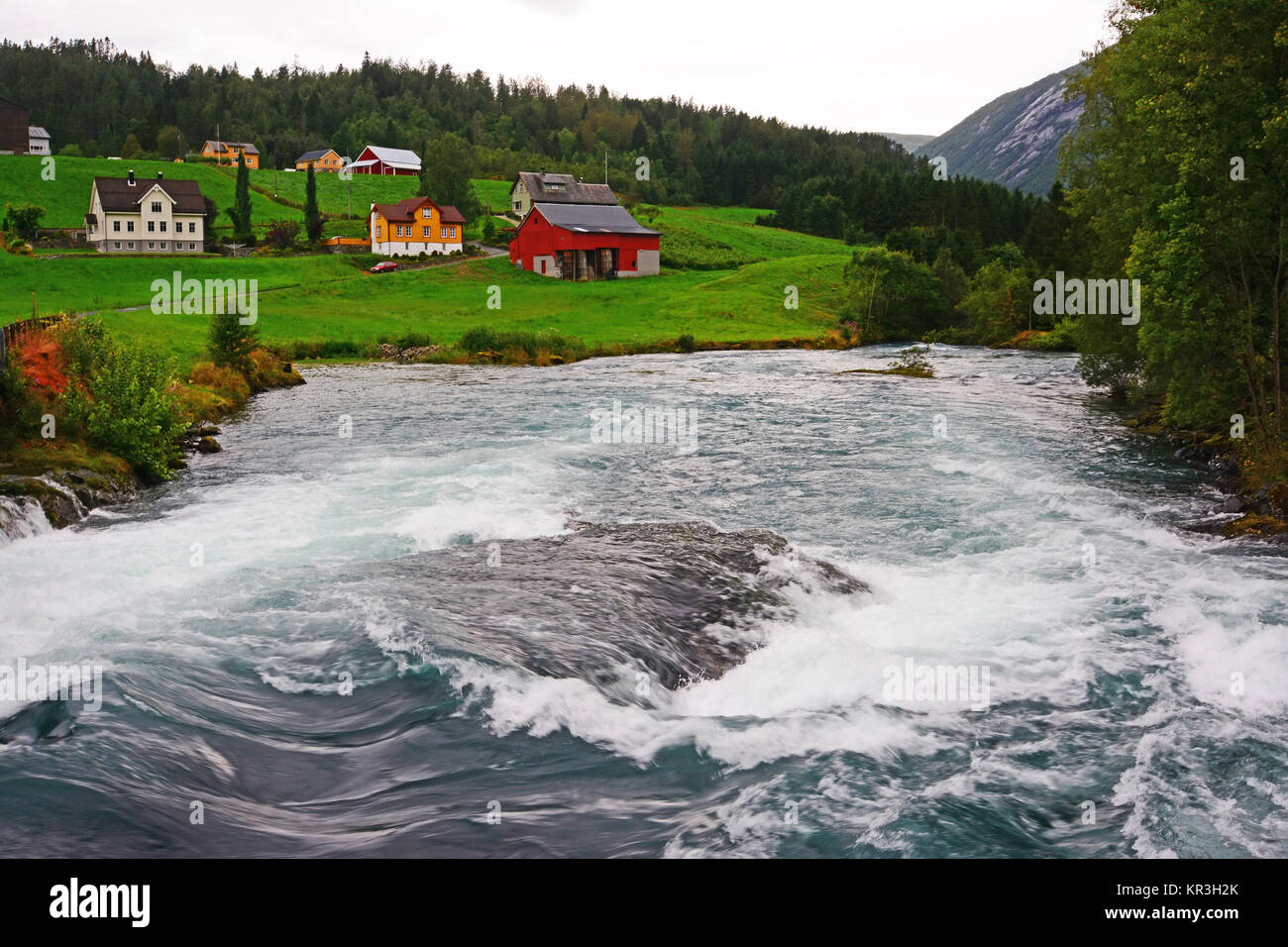 Gletscher in Norwegen Stockfoto