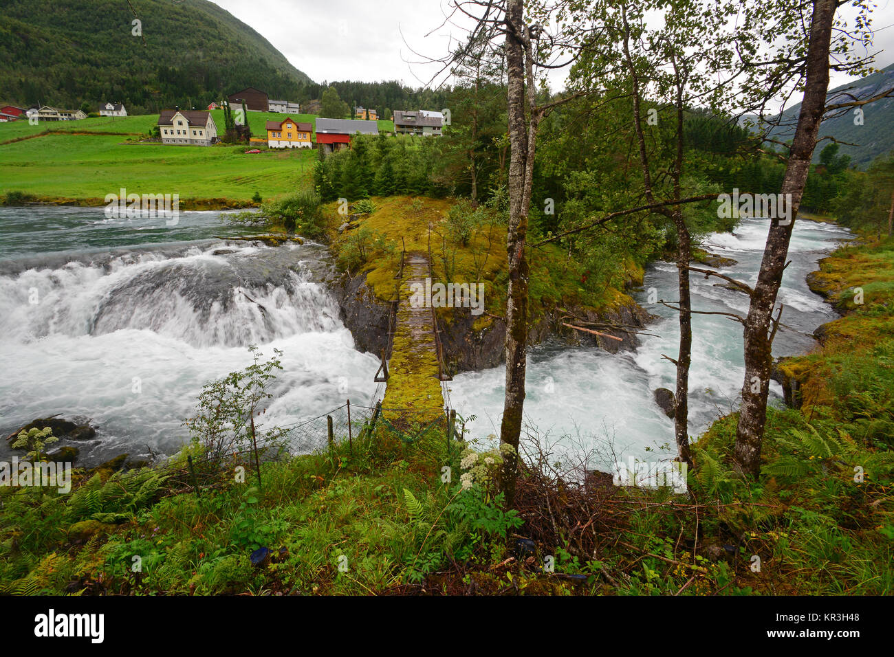 Gletscher in Norwegen Stockfoto