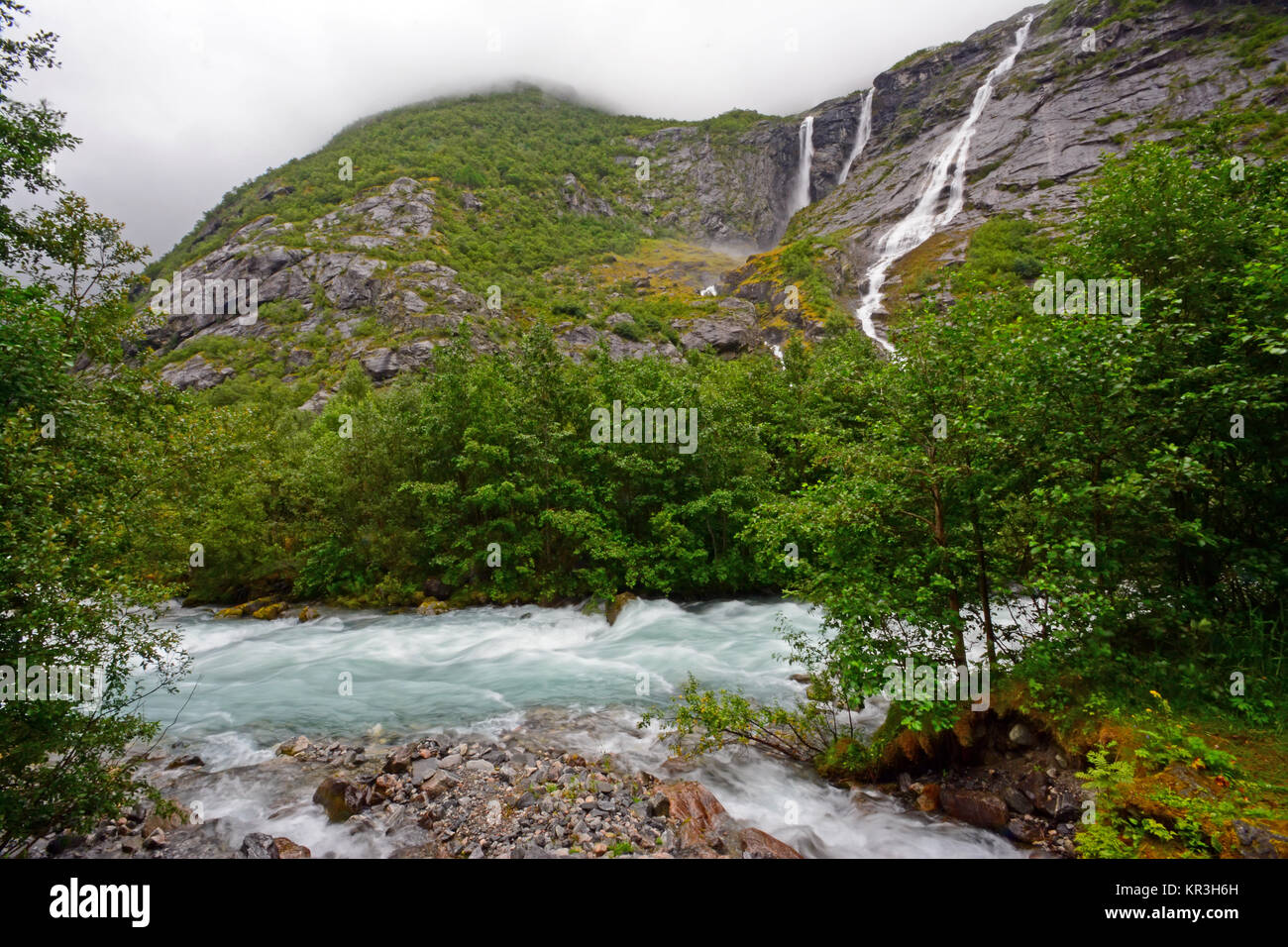 Gletscher in Norwegen Stockfoto