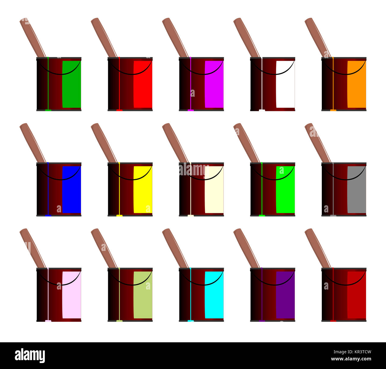 Farbe Töpfe Computer-Icons Stockfoto