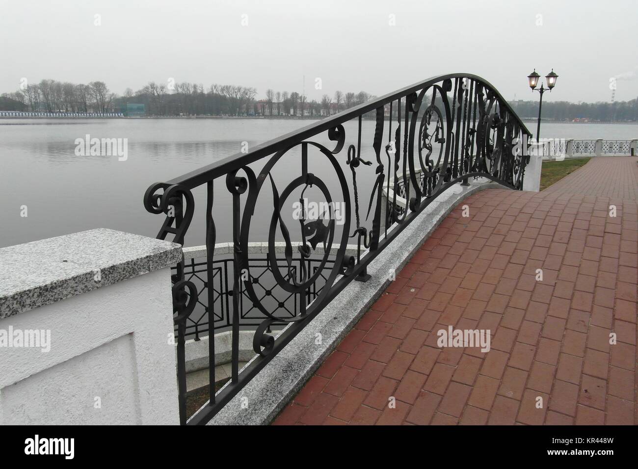 Russischen Stadt Kaliningrad, ansehen und Architektur Stockfoto