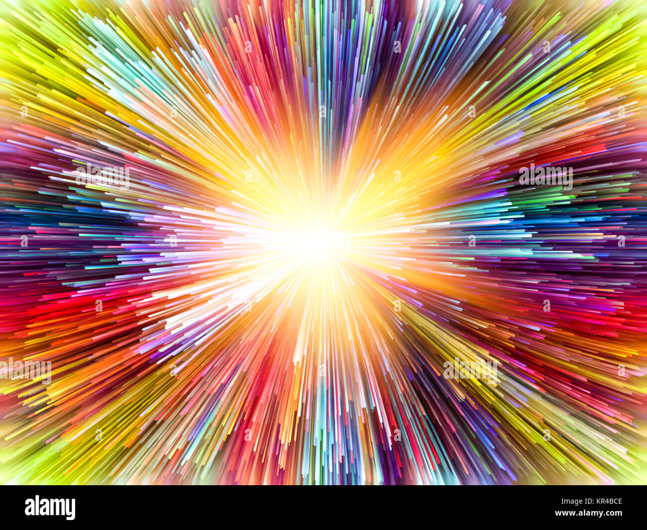 Visualisierung von Farben Stockfoto