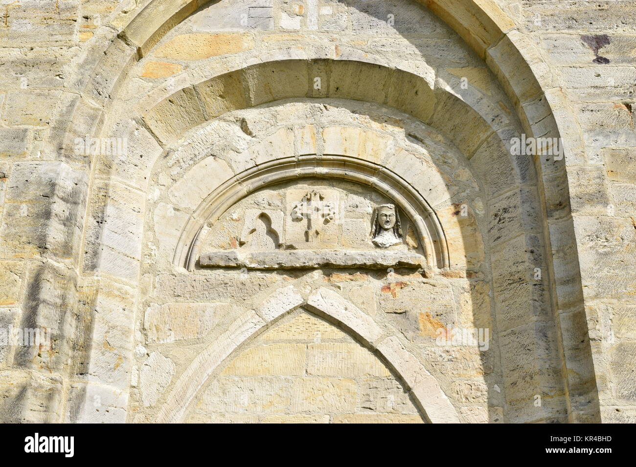 Portal in Loccum Kloster Stockfoto