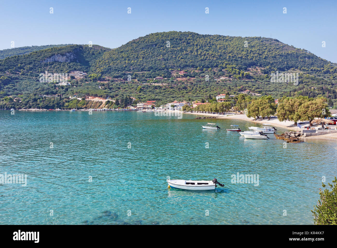 Keri Lake (Limni) in Zakynthos Island, Griechenland Stockfoto