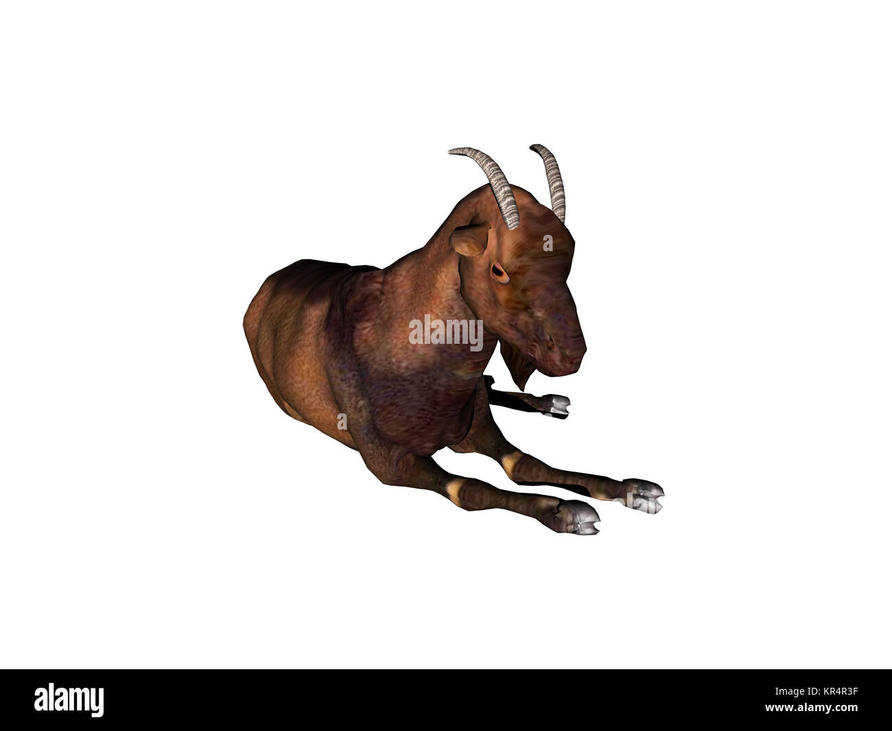 Ziegen ausgenommen Stockfoto