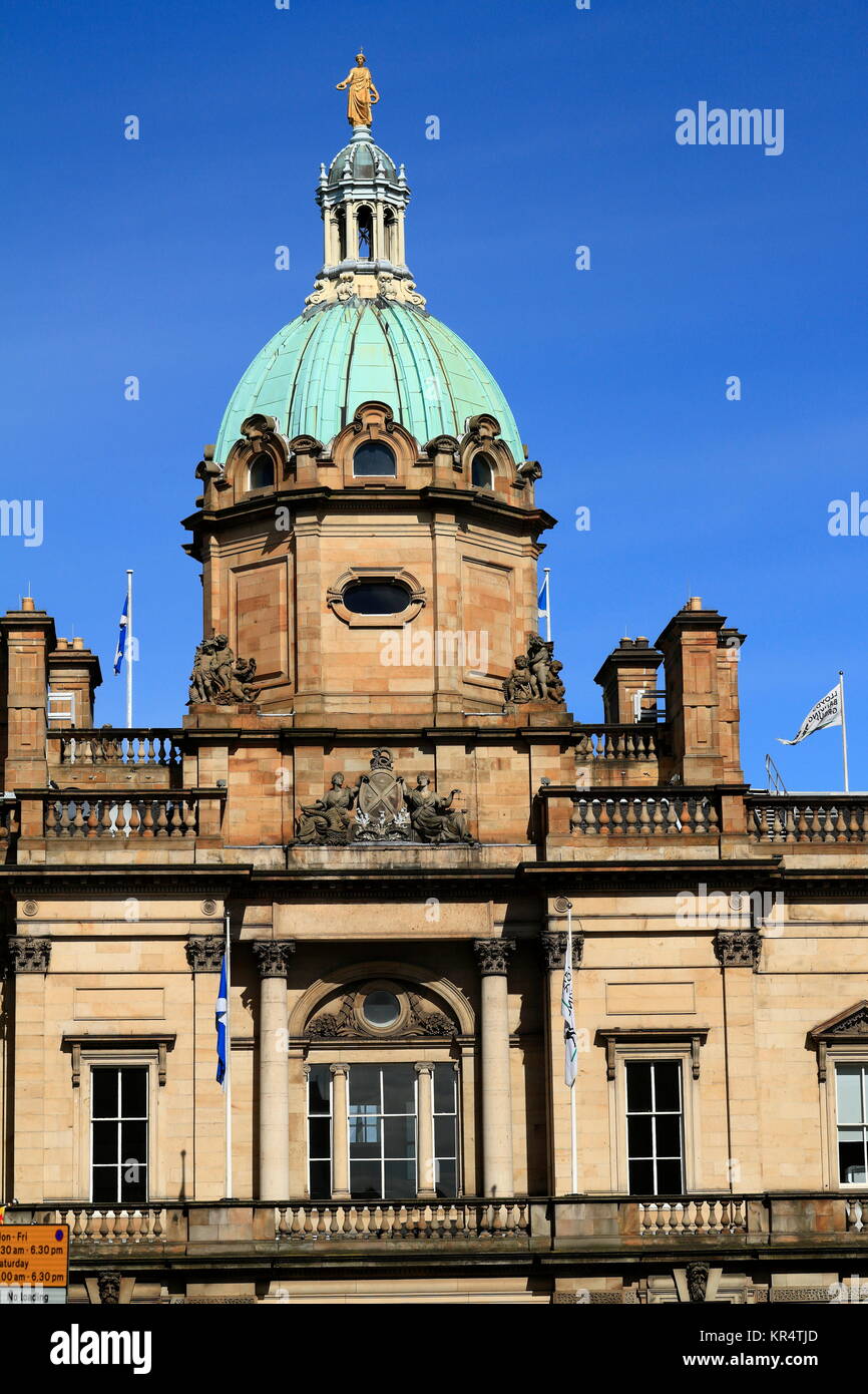 Gebäude an der Royal Mile in Edinburgh Stockfoto