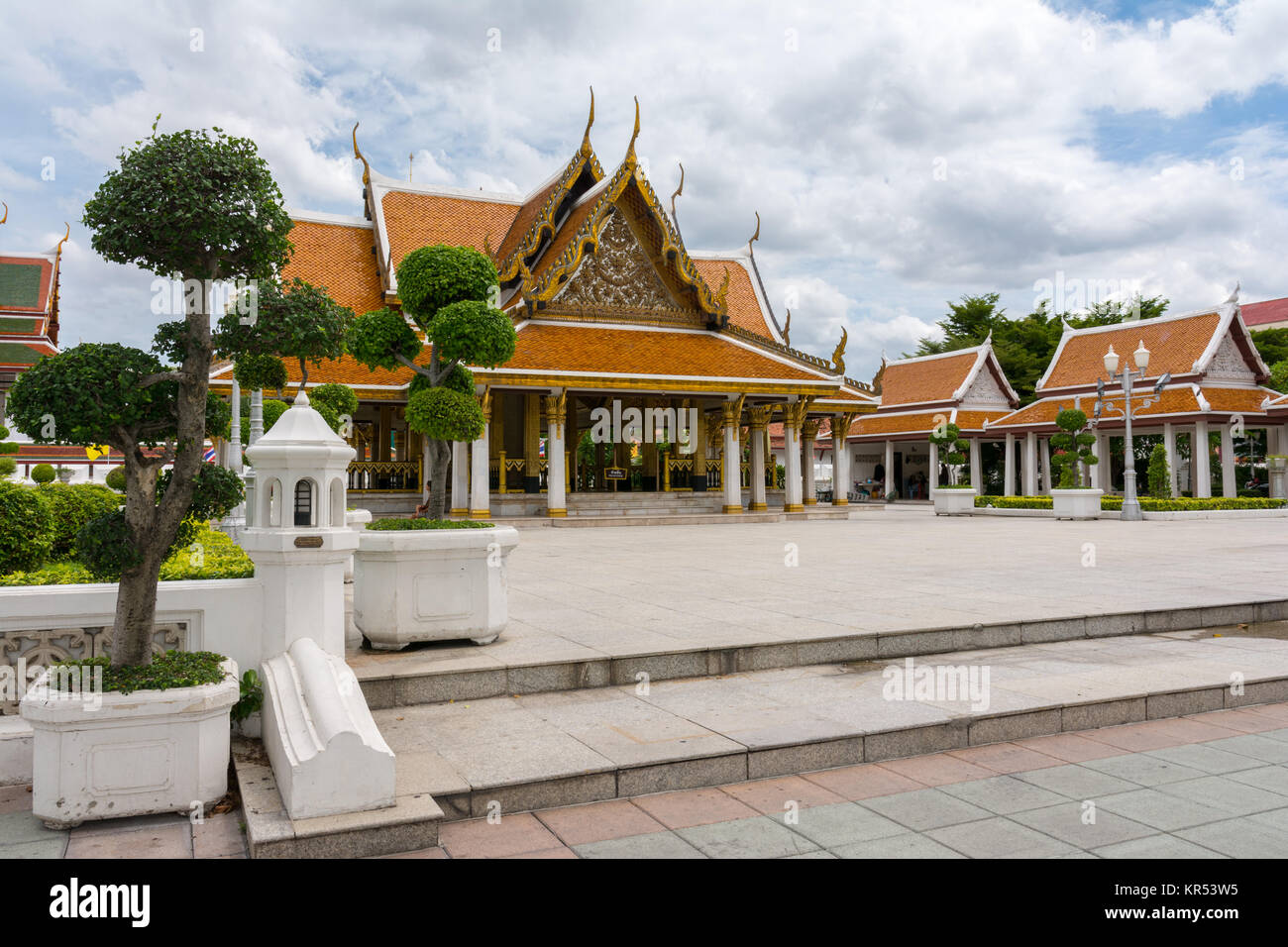 Wat Ratchanatdaram (Loha Prasat), Bangkok, Thailand Stockfoto