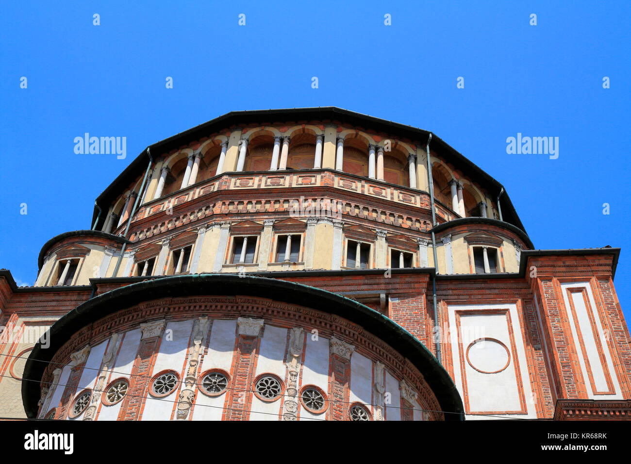 Kirche Santa Maria delle Grazie, Mailand, Italien Stockfoto