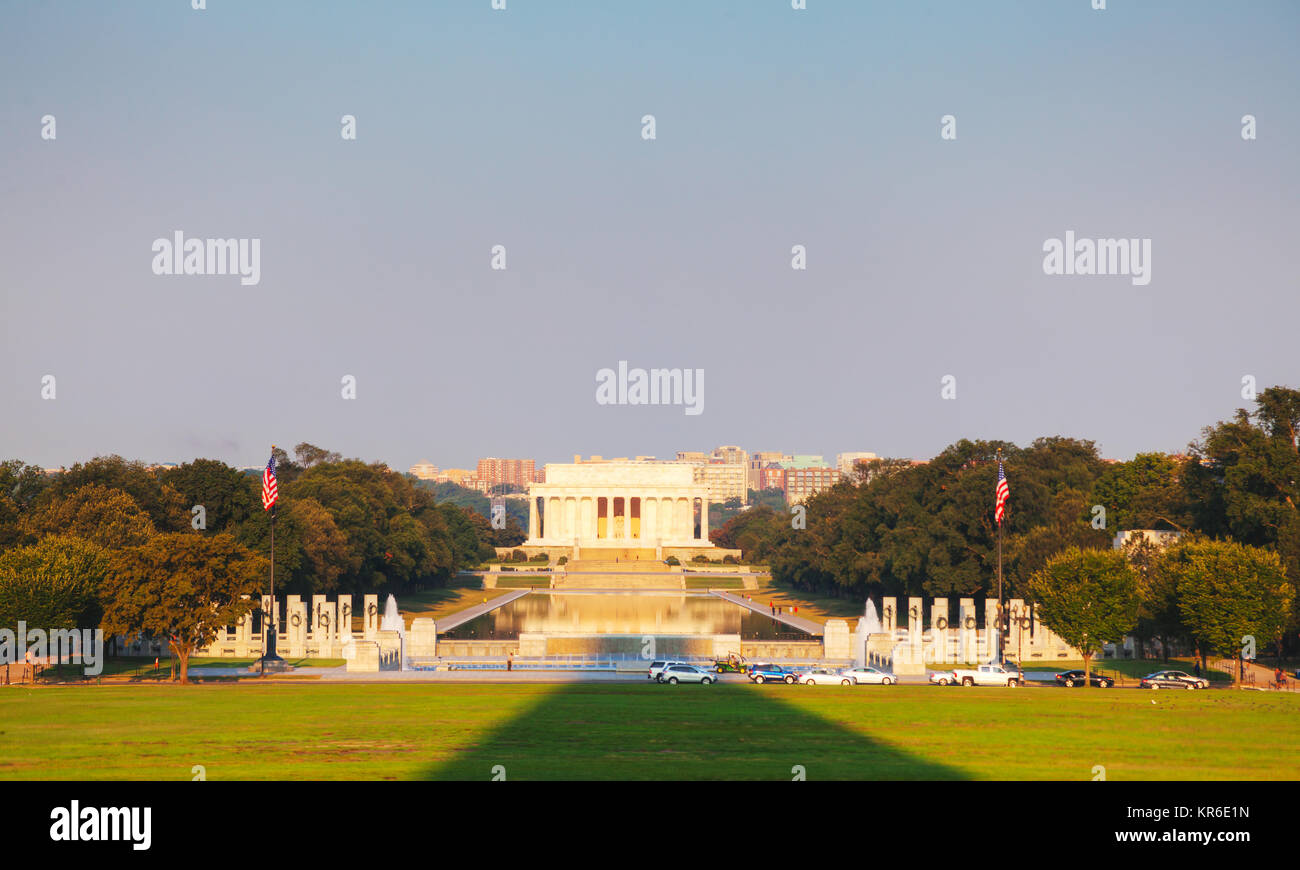 Abraham Lincoln Memorial in Washington, DC Stockfoto