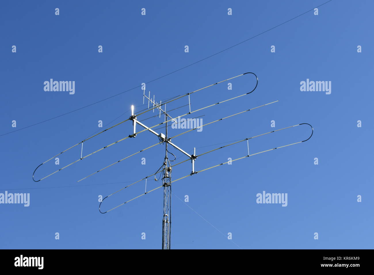 Antenne, ham Radio, Amateur Radio Antenne, Kurzwelle, Senden, Empfangen, Radio, Kommunikation Stockfoto