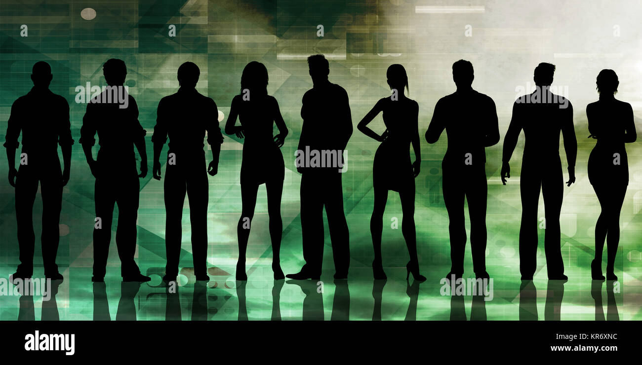 Führungskräfte in Unternehmen Stockfoto