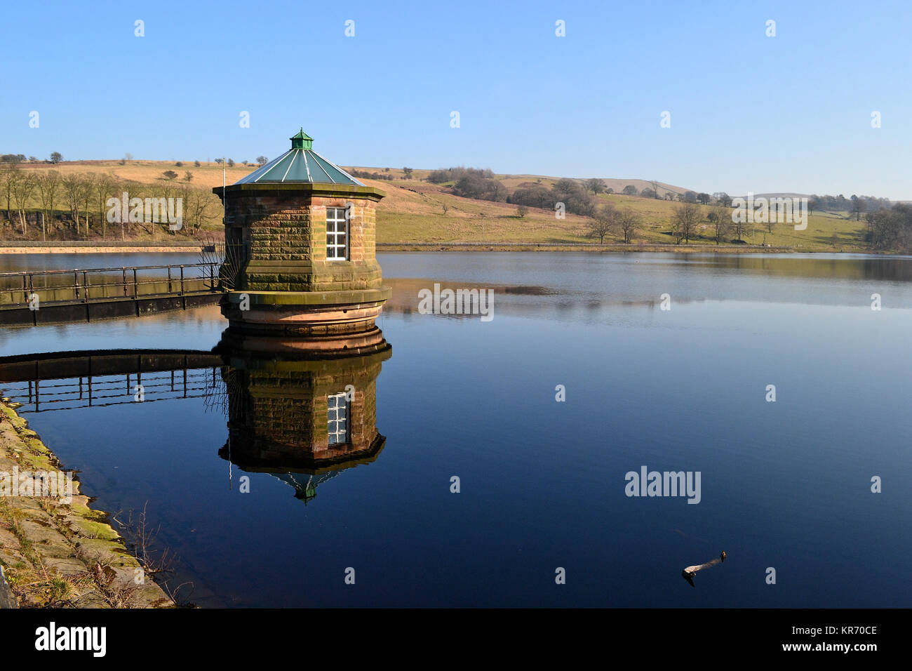 Fernilee Reservoir, Goyt Valley, in der Nähe von Buxton, Derbyshire, England, Großbritannien Stockfoto
