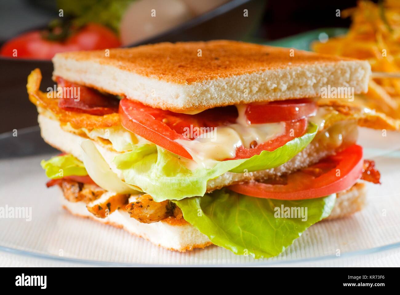 Club-sandwich Stockfoto