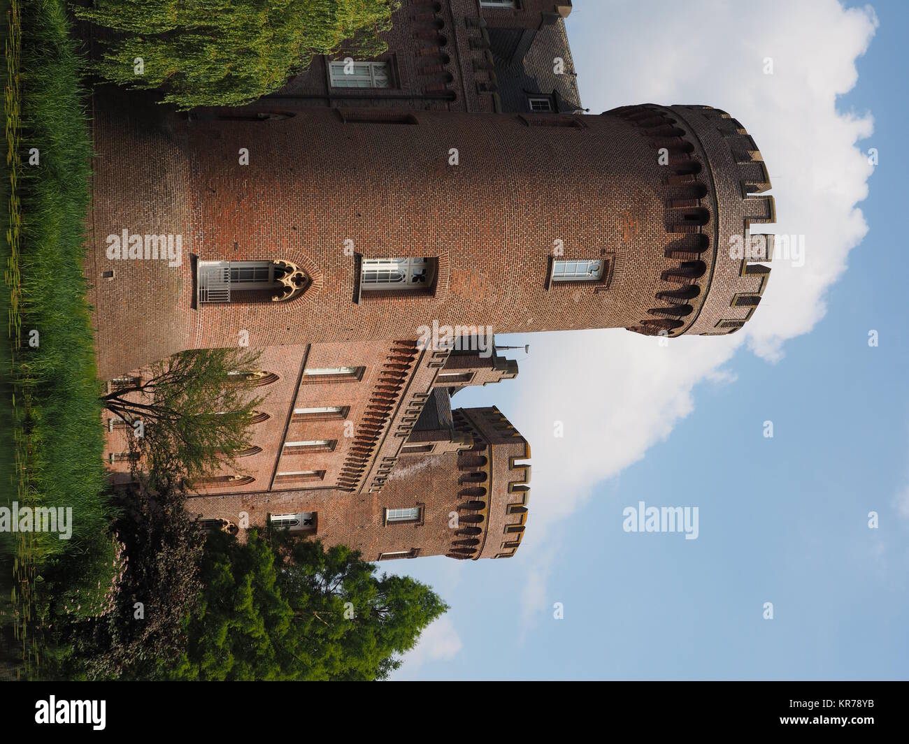 Wasserschloss Schloss Moyland Stockfoto