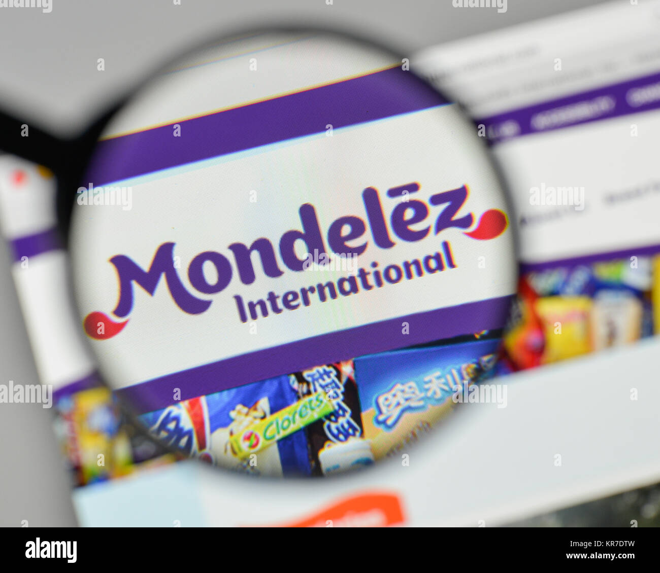 Mailand, Italien - 1. November 2017: Itera Logo auf der Homepage. Stockfoto