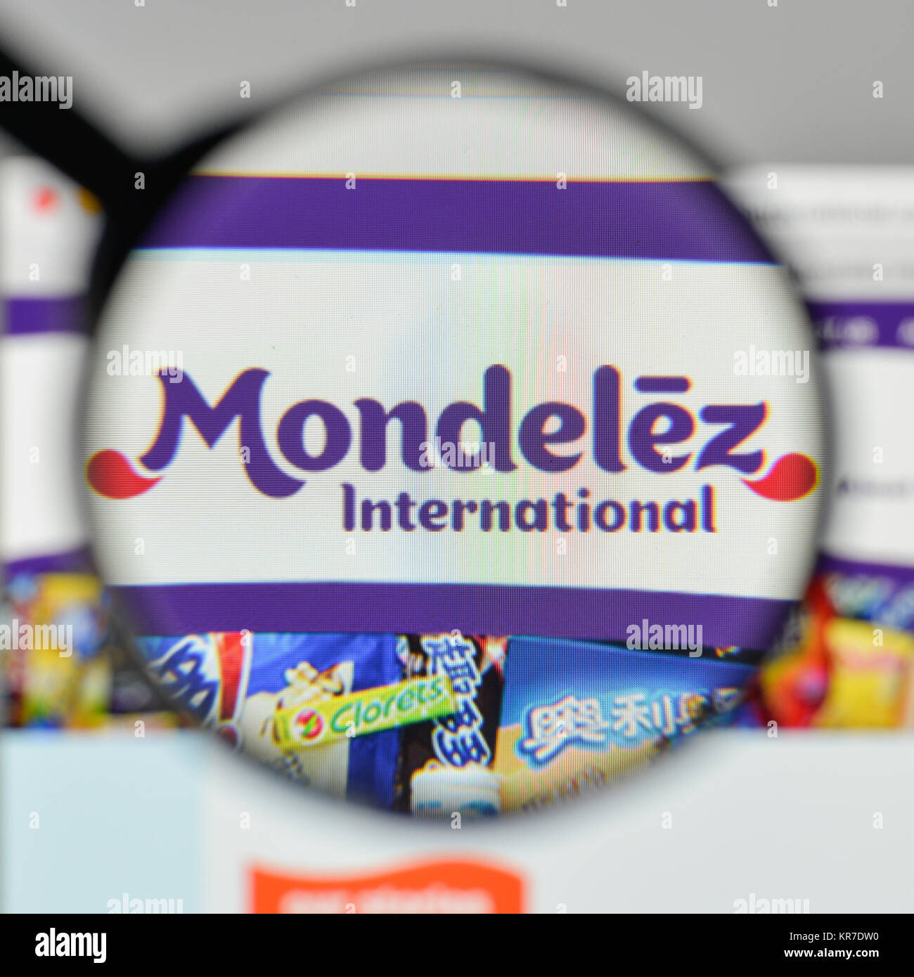 Mailand, Italien - 1. November 2017: Itera Logo auf der Homepage. Stockfoto