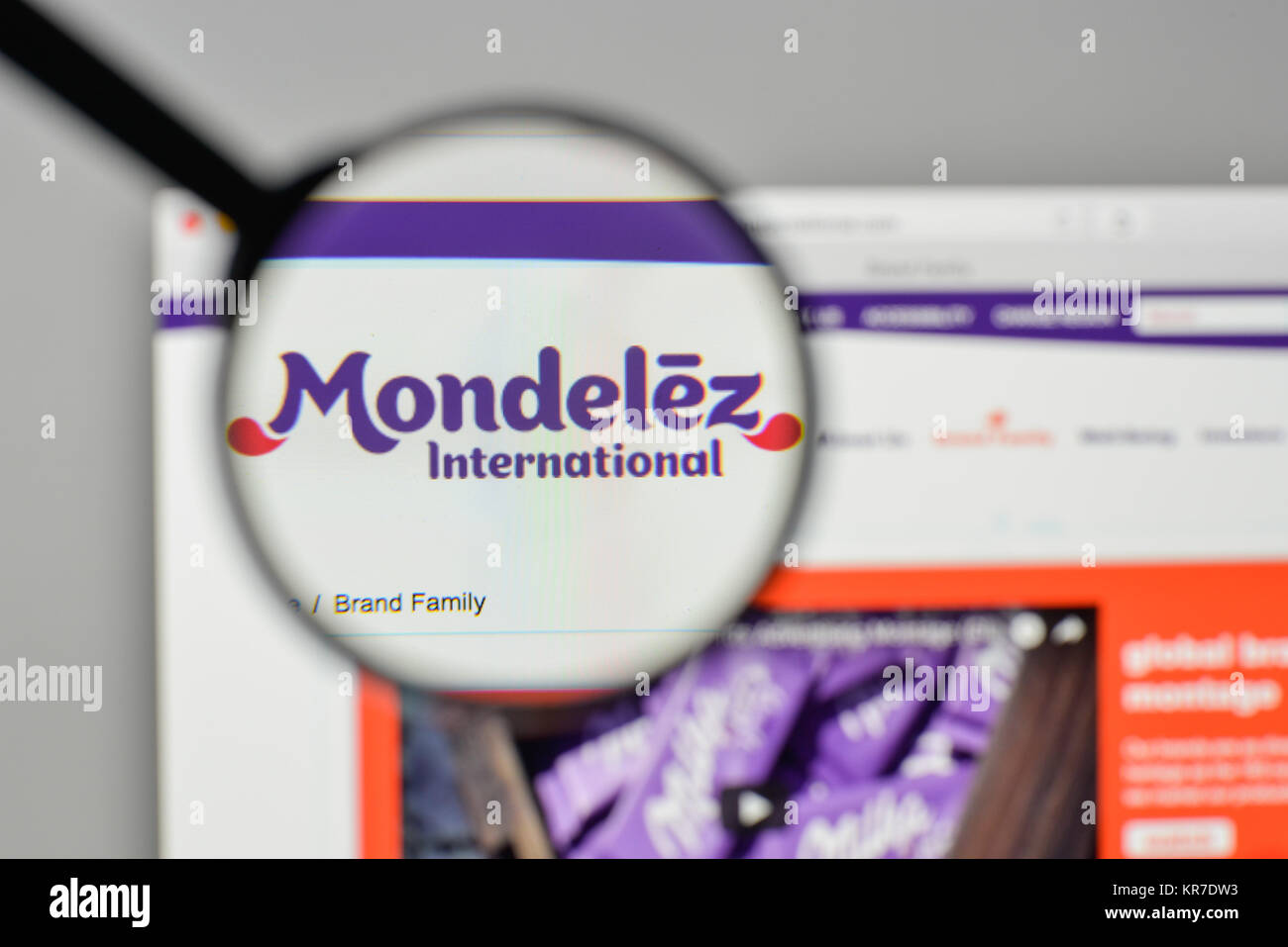 Mailand, Italien - 1. November 2017: Itera Logo auf der Homepage. Stockfoto