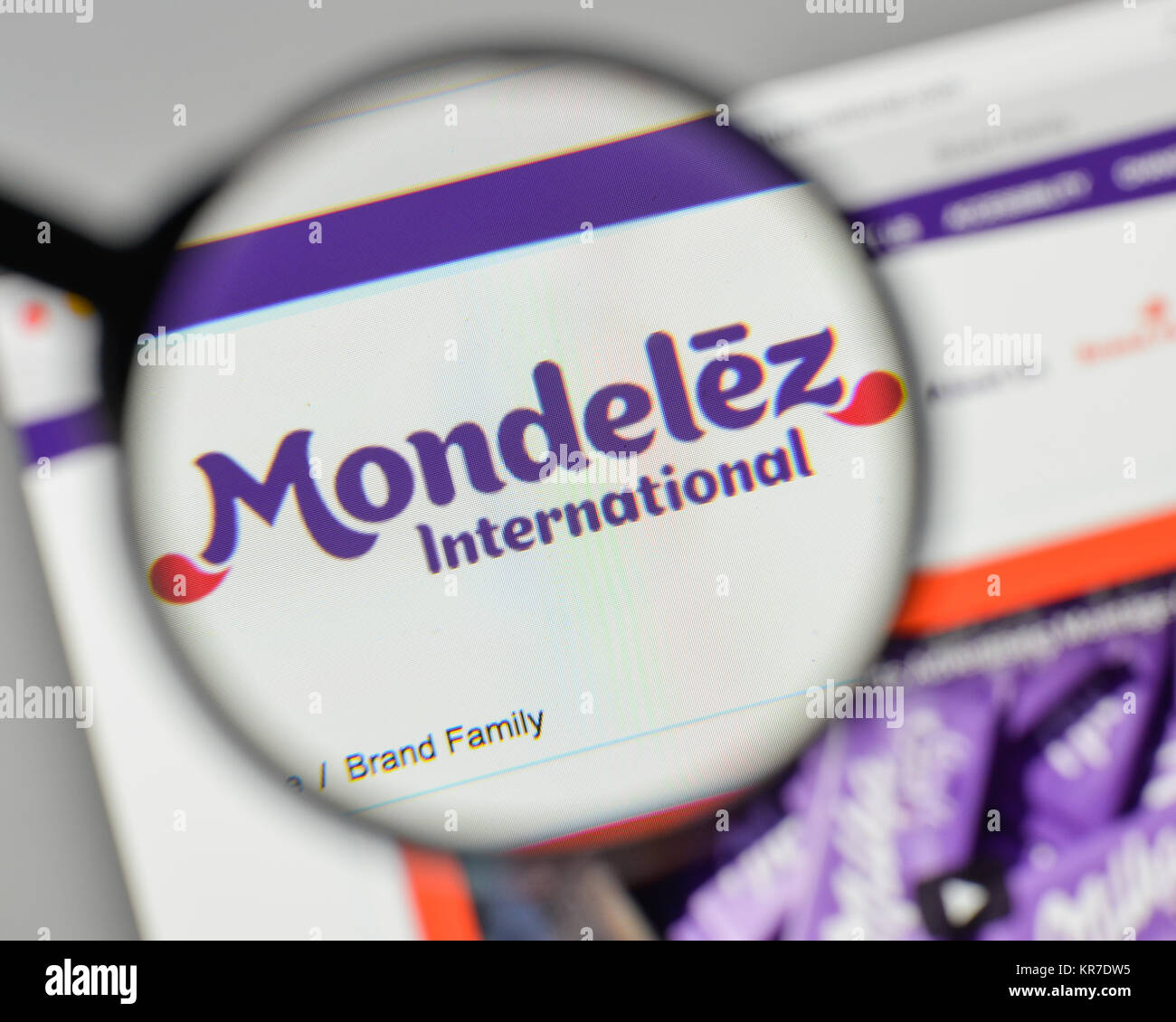 Mailand, Italien - 1. November 2017: Itera Logo auf der Homepage. Stockfoto