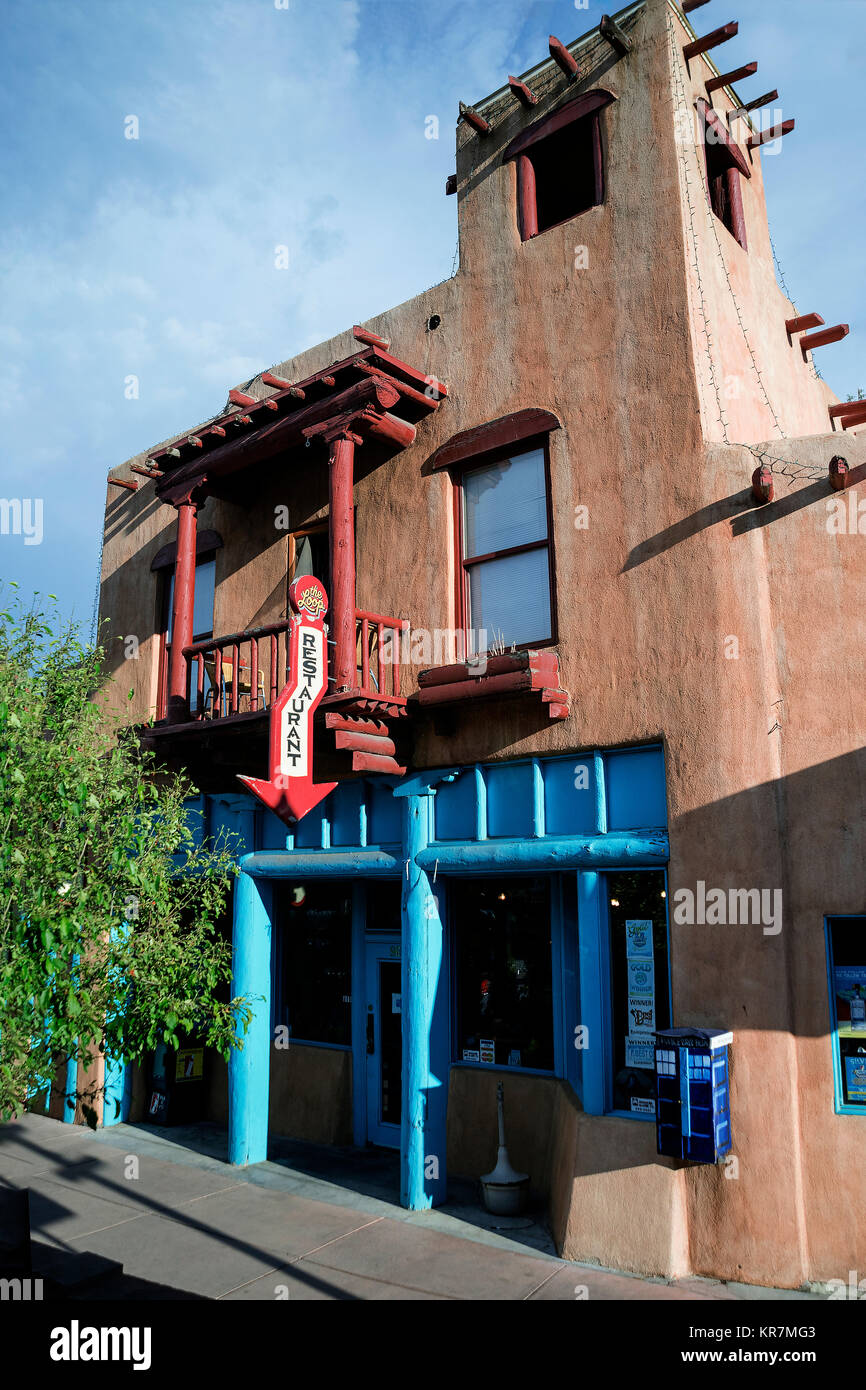 Schönen bunten Gebäude, Rocky Mountains, Colorado, USA, North America, United States Stockfoto