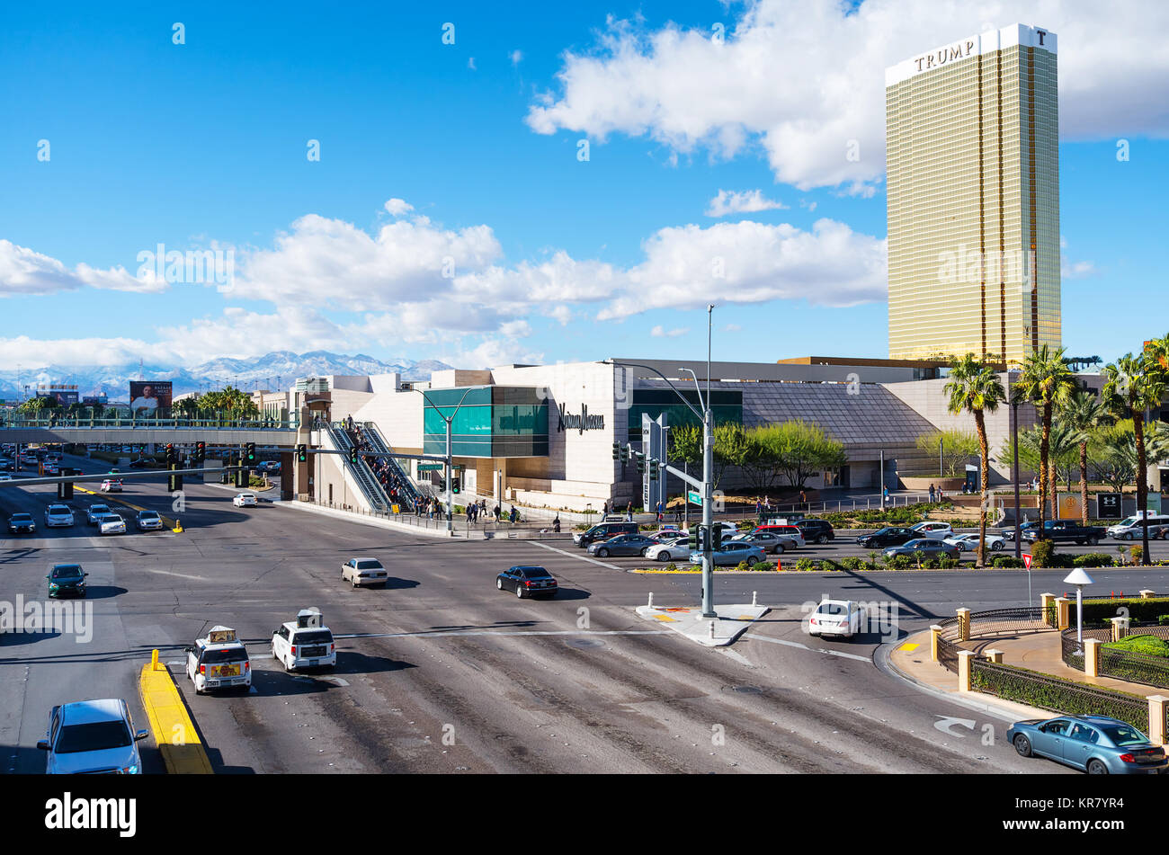 Trump International Hotel Las Vegas und Neiman Marcus Stockfoto