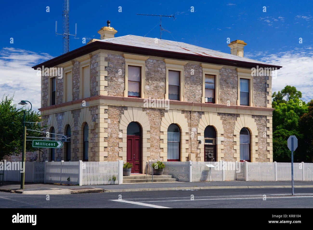 Die penola National Bank wurde im Jahr 1868 nach dem Erwerb des Grundstücks in 1866 gebaut Stockfoto