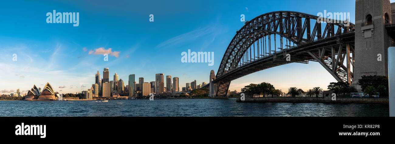 Sydney-Panorama Stockfoto