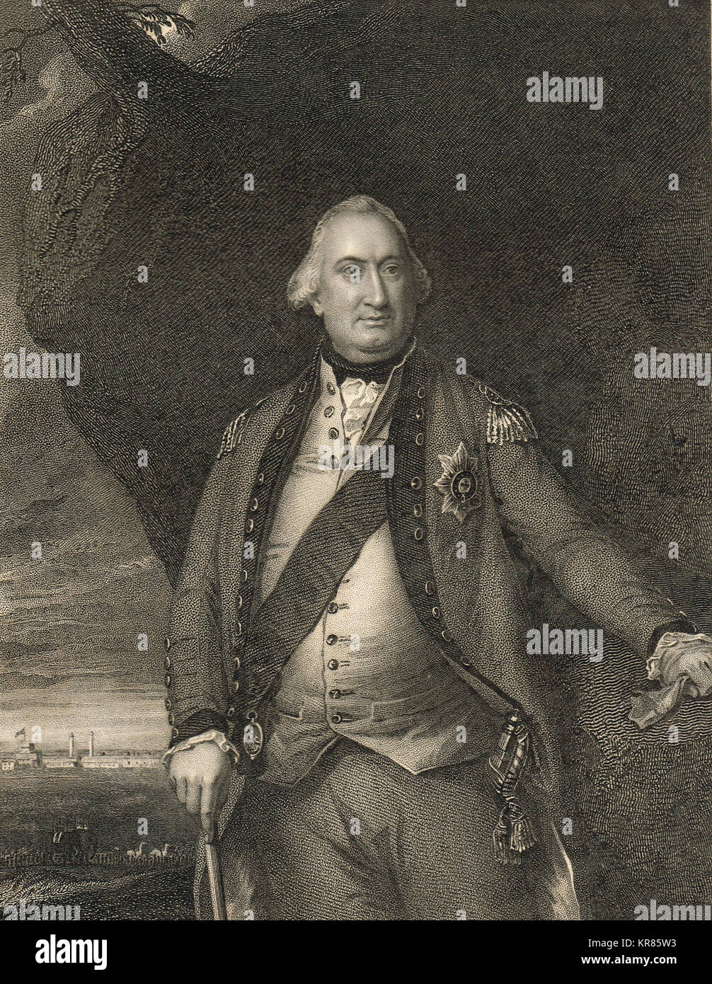Charles Cornwallis, 1st Marquess Cornwallis, 1738-1805 Stockfoto