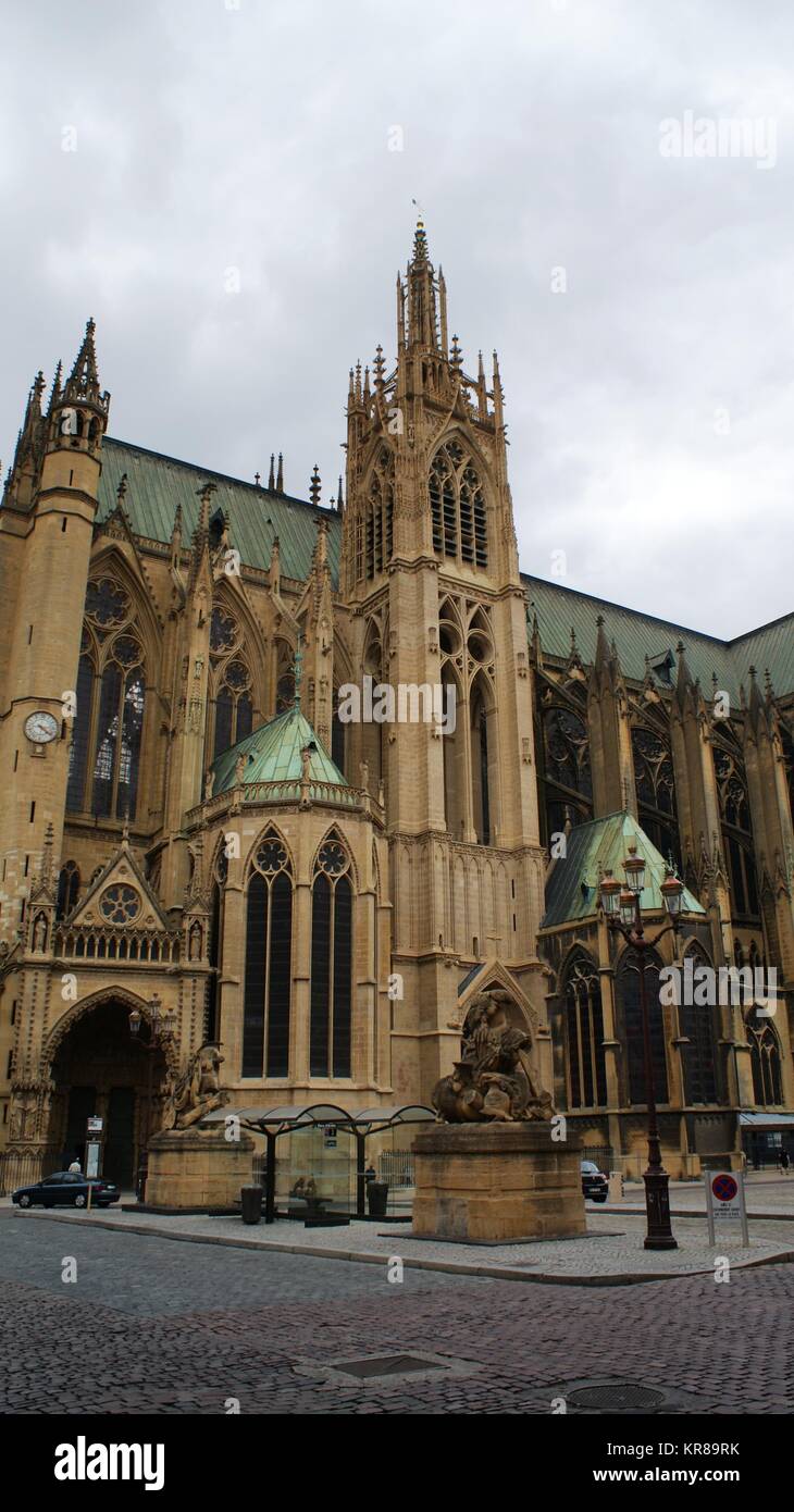 Urlaub in Frankreich, Metz Stadt Stockfoto