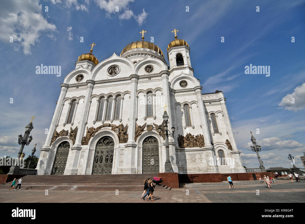 Kathedrale von Christus dem Erlöser, Moskau, Russland Stockfoto