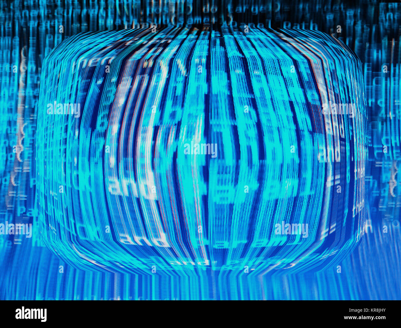 Computer-Matrix Hintergrund Stockfoto