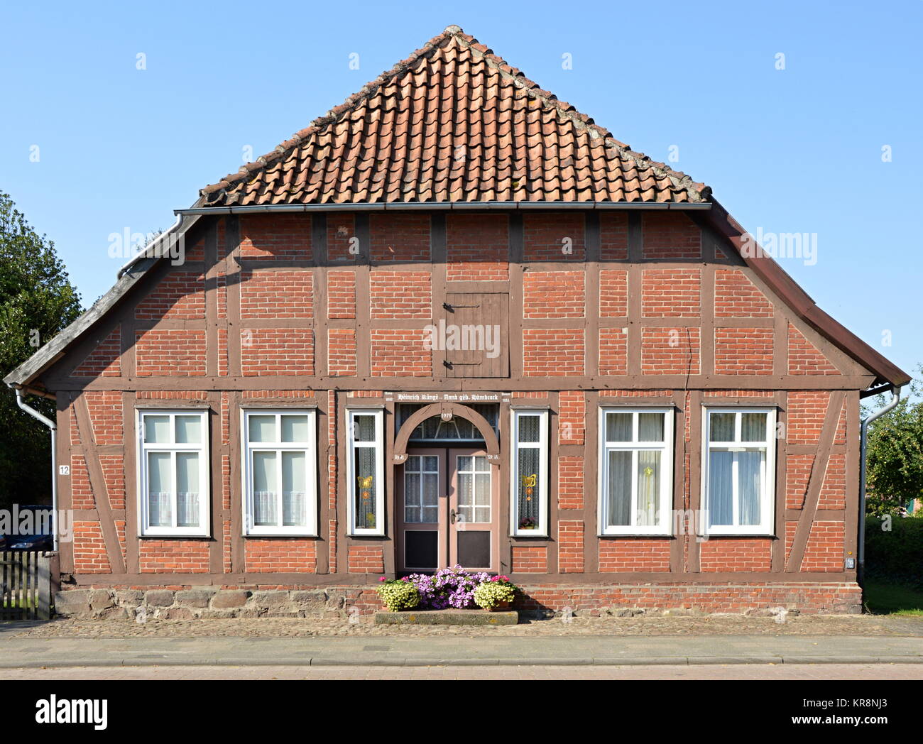 Typisch norddeutschen Architektur Stockfoto