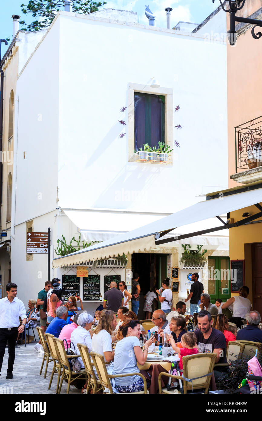 Otranto, Apulien, Italien Stockfoto