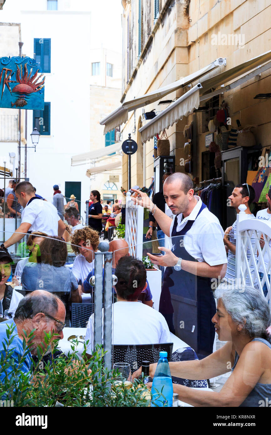 Otranto, Apulien, Italien Stockfoto