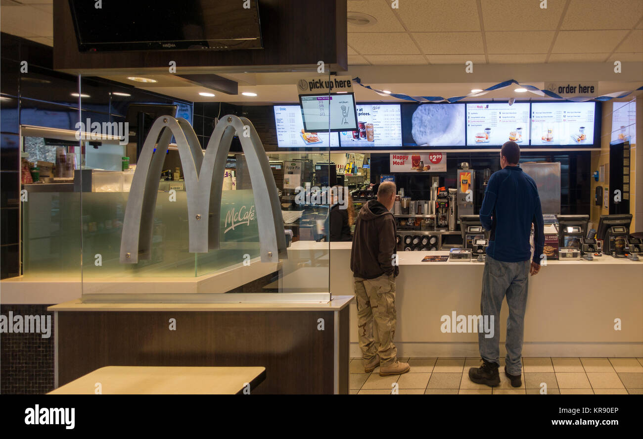 McCafe Manchester NH Stockfoto
