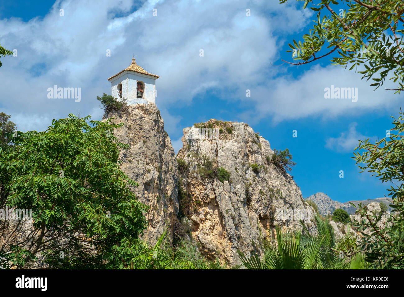 Castillo de Guadalest, Costa Blanca, Spanien Stockfoto