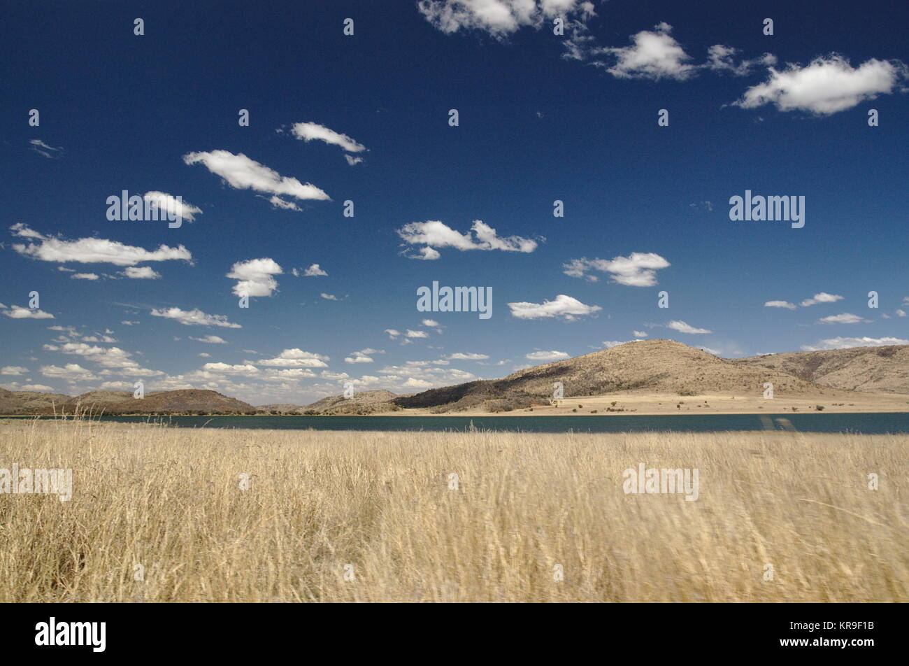 Die Landschaft im Pilanesberg National Park, North West Provinve, Südafrika Stockfoto