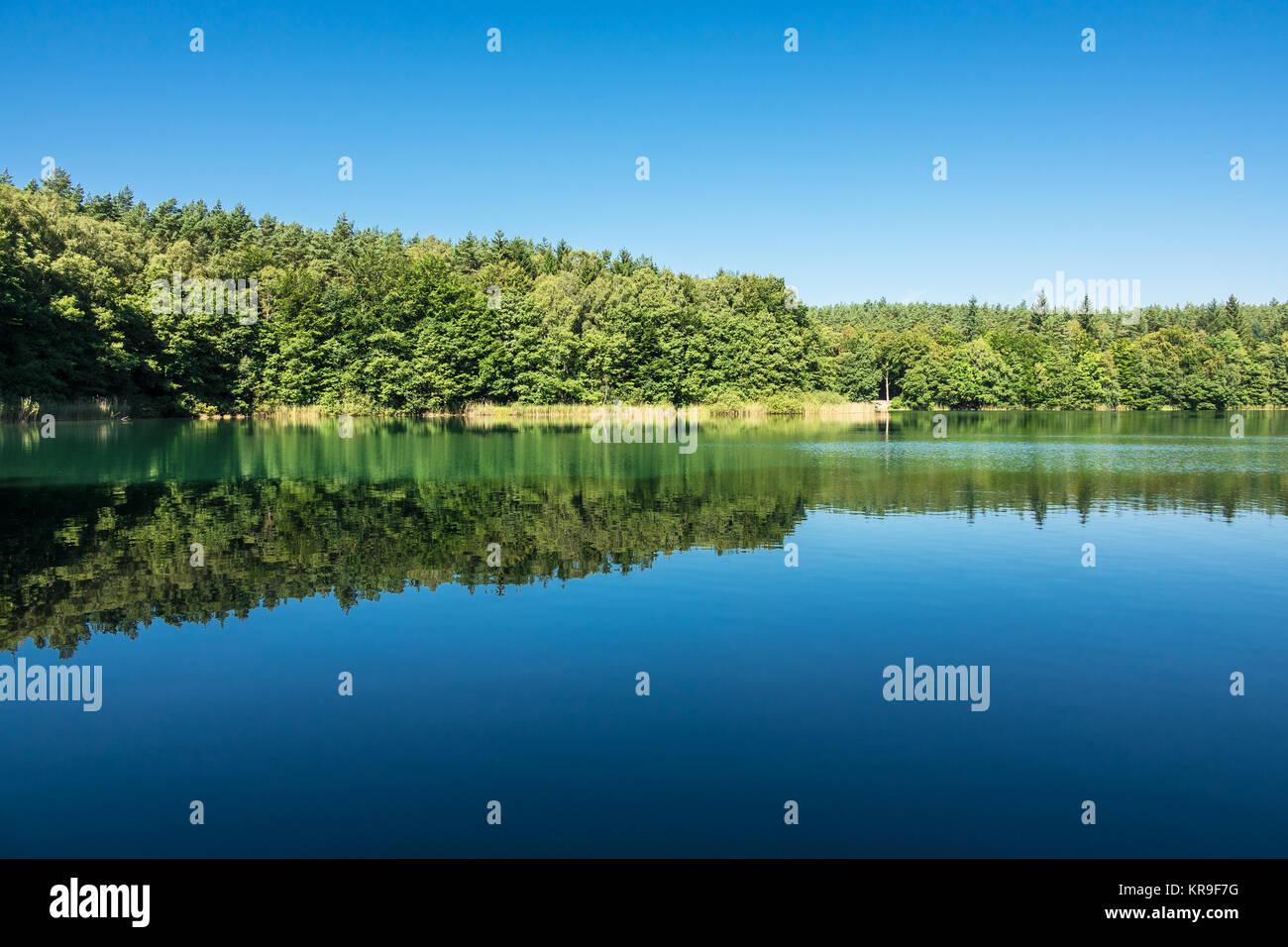 Landschaft bei trÃ¼nnensee Stockfoto