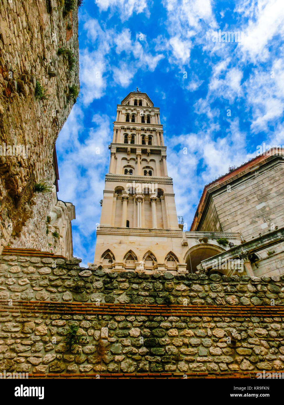 Split, Kroatien. Der Diokletianspalast Stockfoto