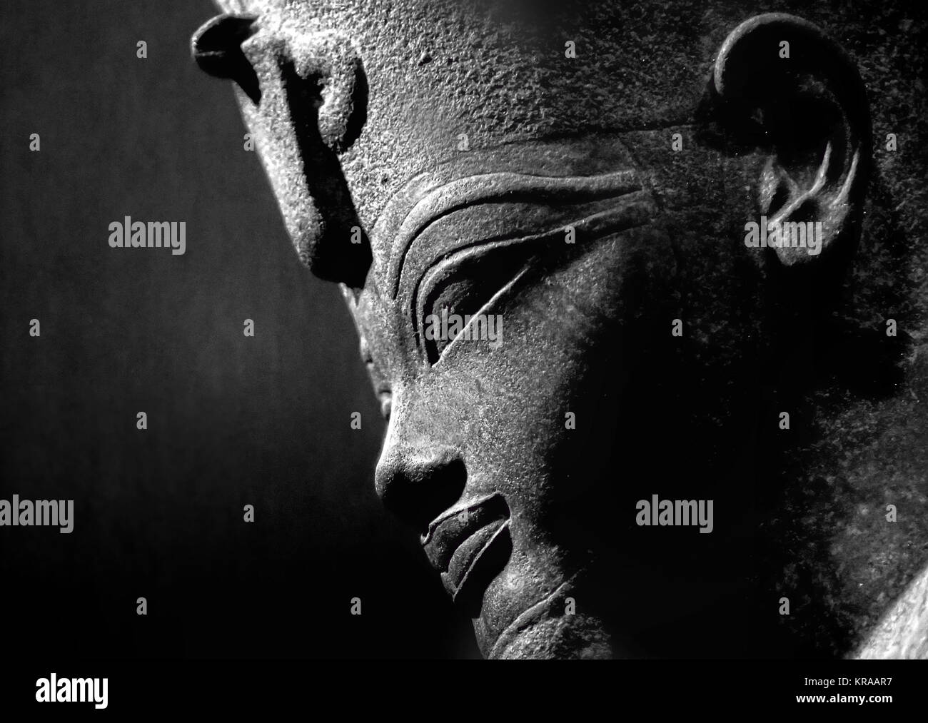 Statue des Königs Amenophis III @ Luxor Museum (Luxor Tempel, Gütesiegel) Stockfoto
