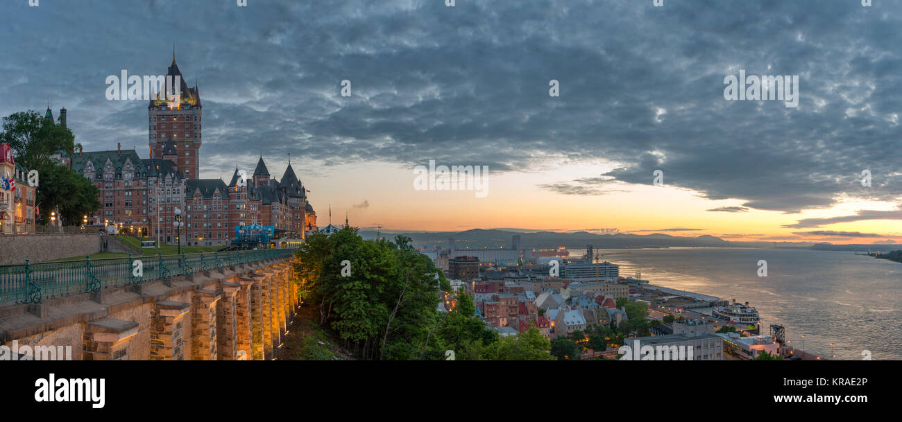 Die Quebecer Altstadt Stockfoto