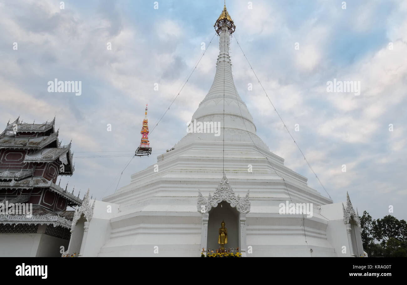 Wat Phra That Doi Kong Mu in Mae Hong Son, Thailand Stockfoto