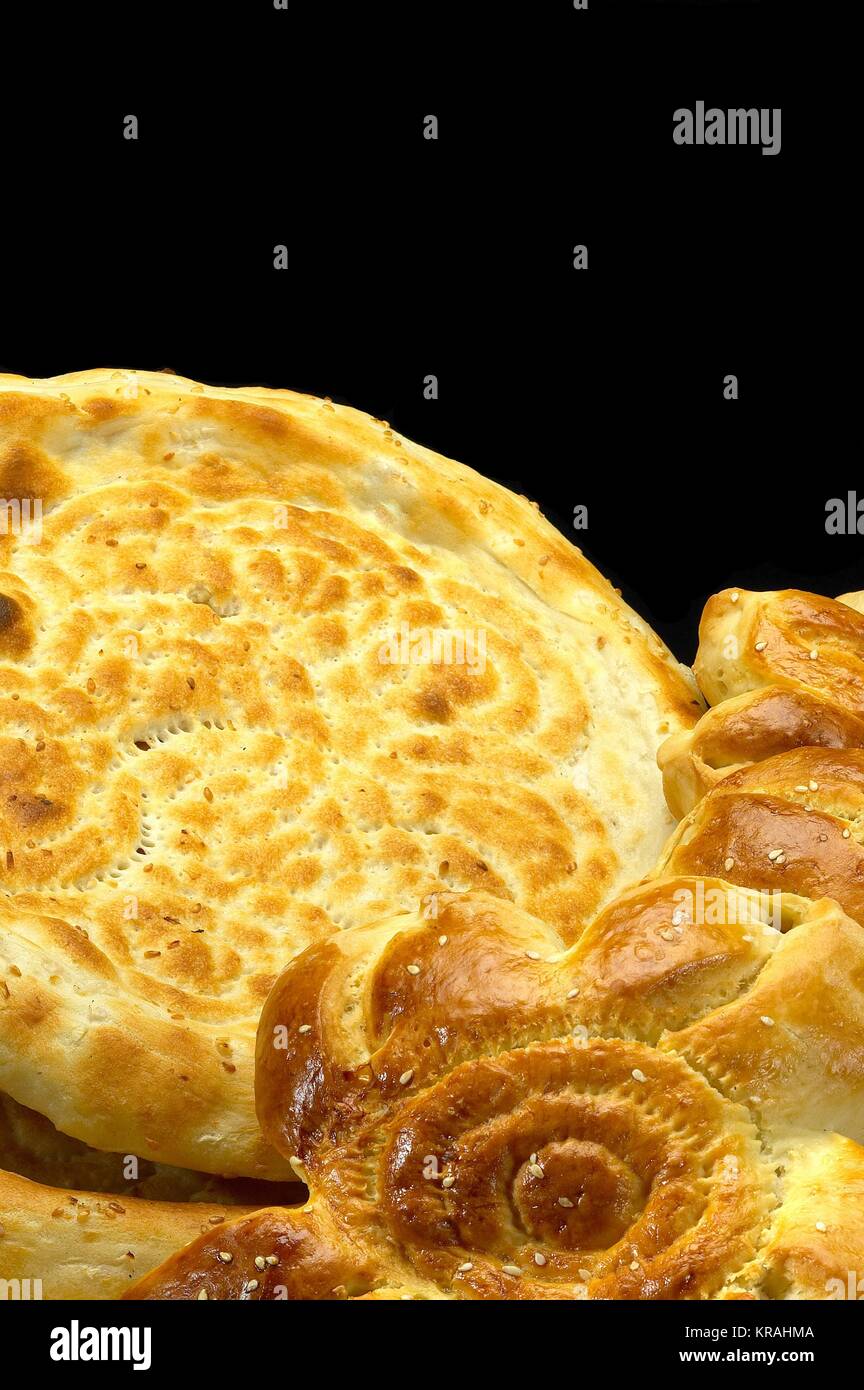 Usbekische Brot Stockfoto
