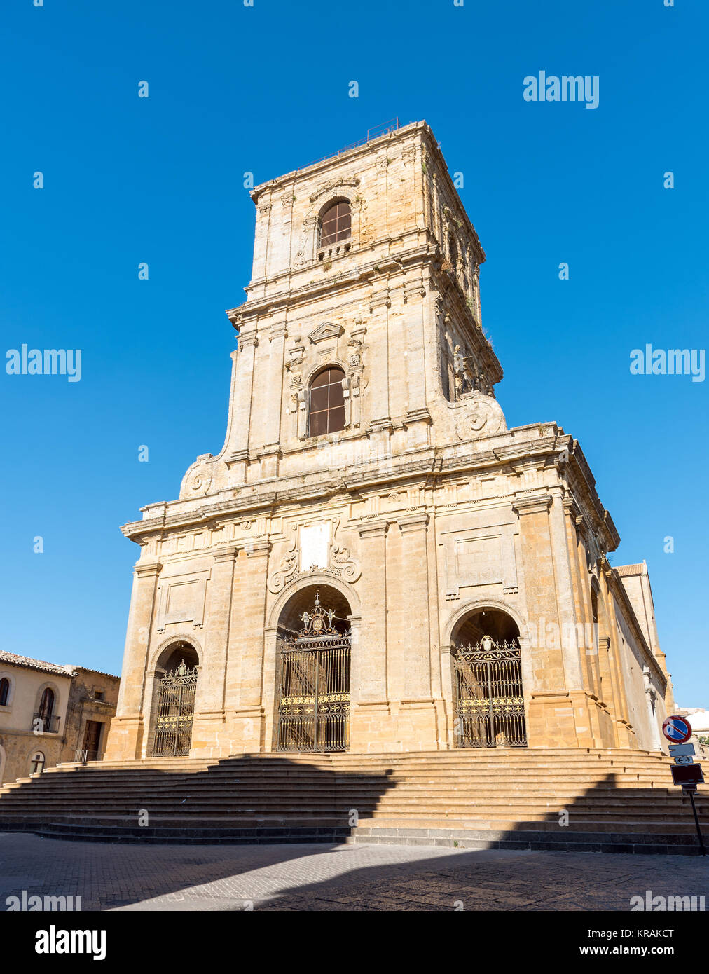 Die Kathedrale von Enna in Sizilien Stockfoto