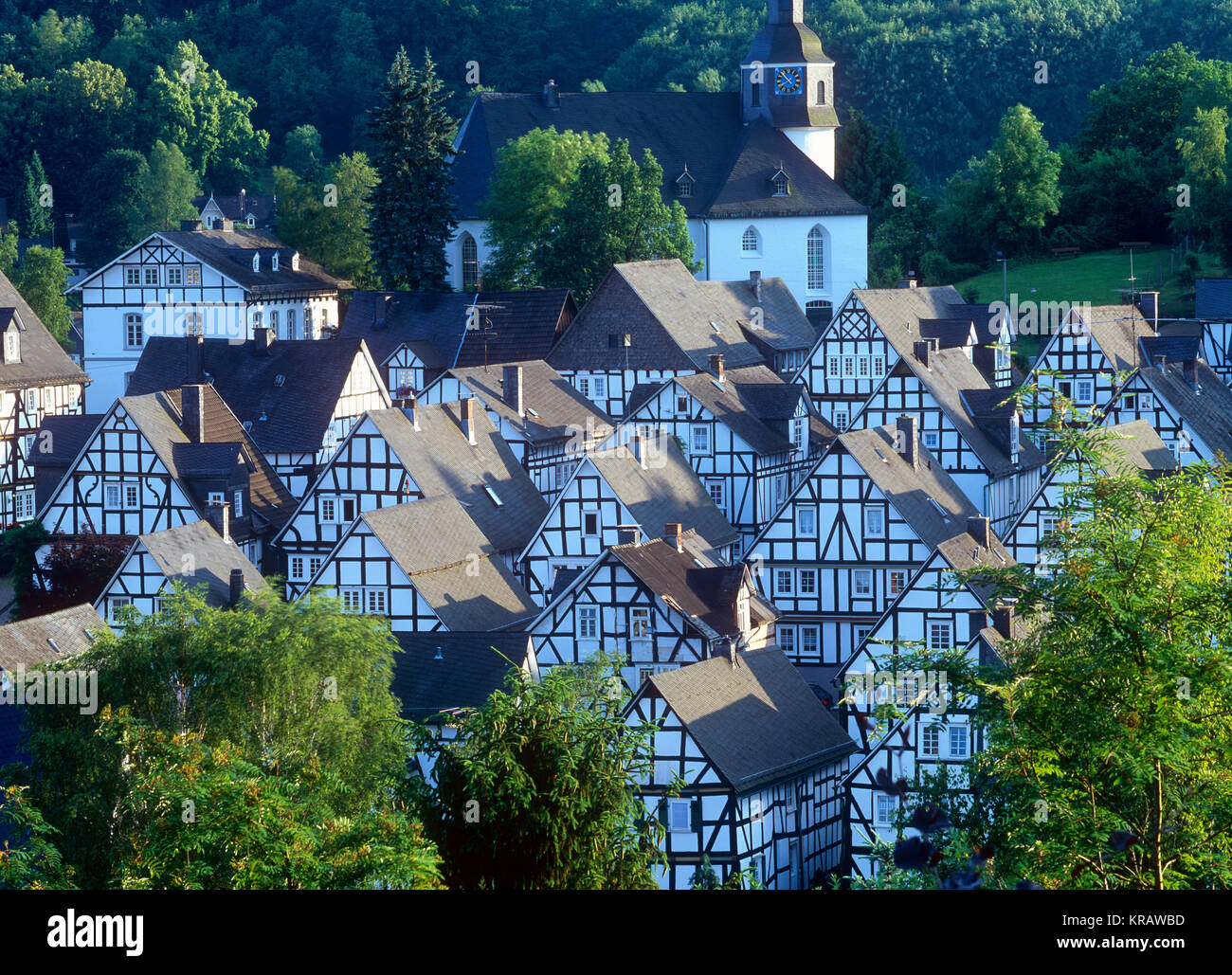 Freudenberg alter Flecken, Nordrhein Westfalen, Deutschland Stockfoto