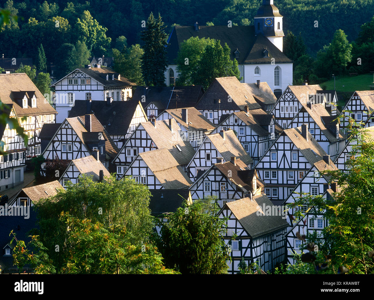 Freudenberg alter Flecken, Nordrhein Westfalen, Deutschland Stockfoto