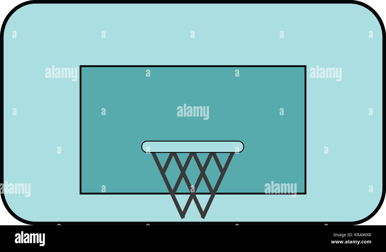 Satz von Web Basketball korb Zeichen Symbol Stockfoto