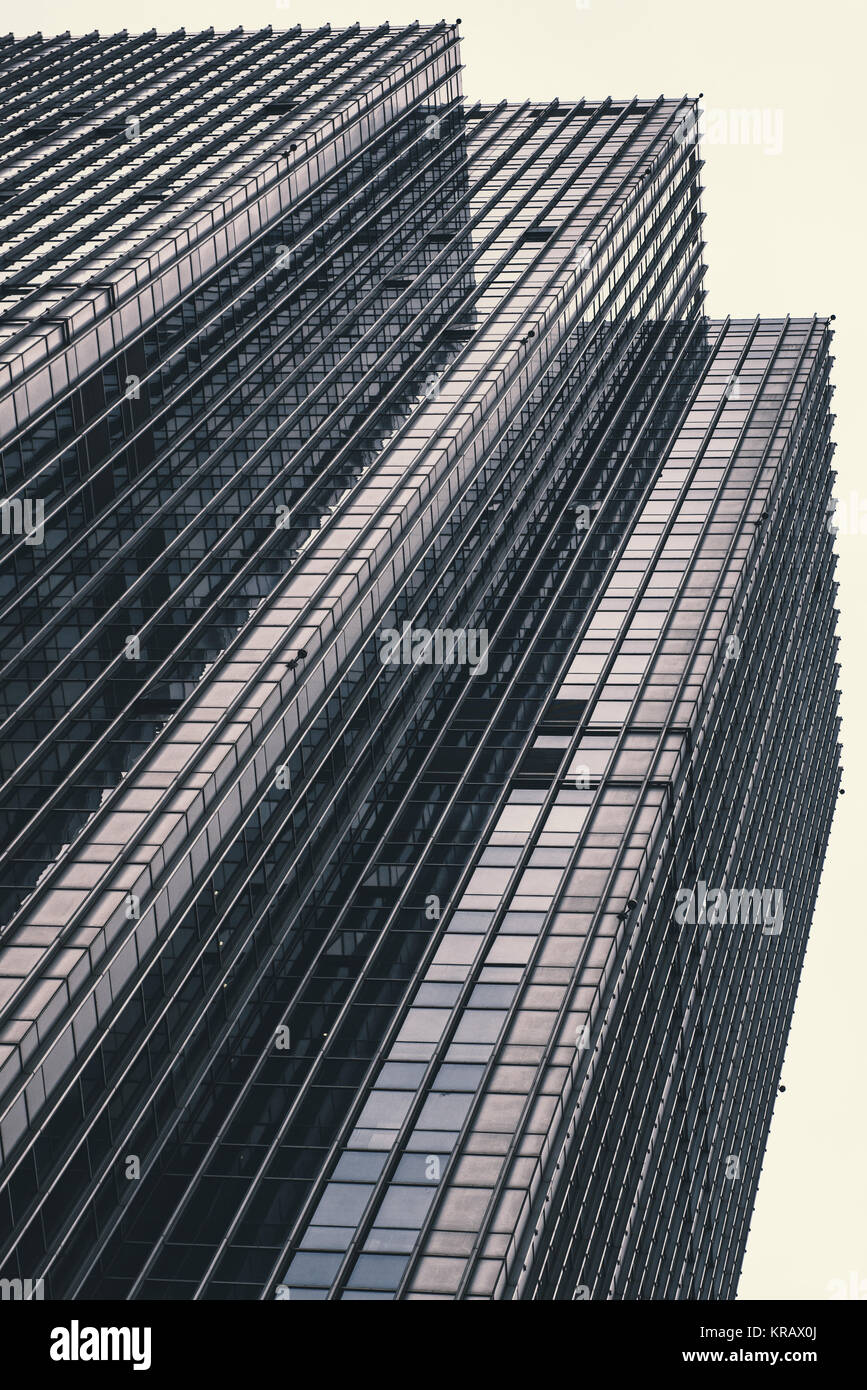 Geschäftskonzept - Glas Gebäude im Detail Stockfoto